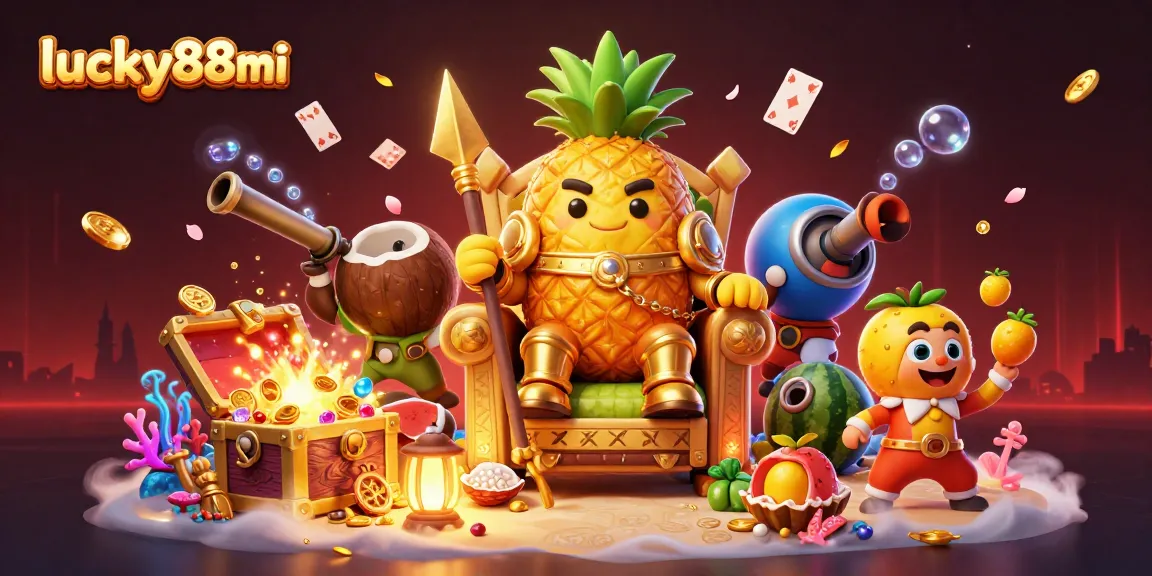 Engage in thrilling games at lucky88mi with colorful characters and vibrant casino elements.