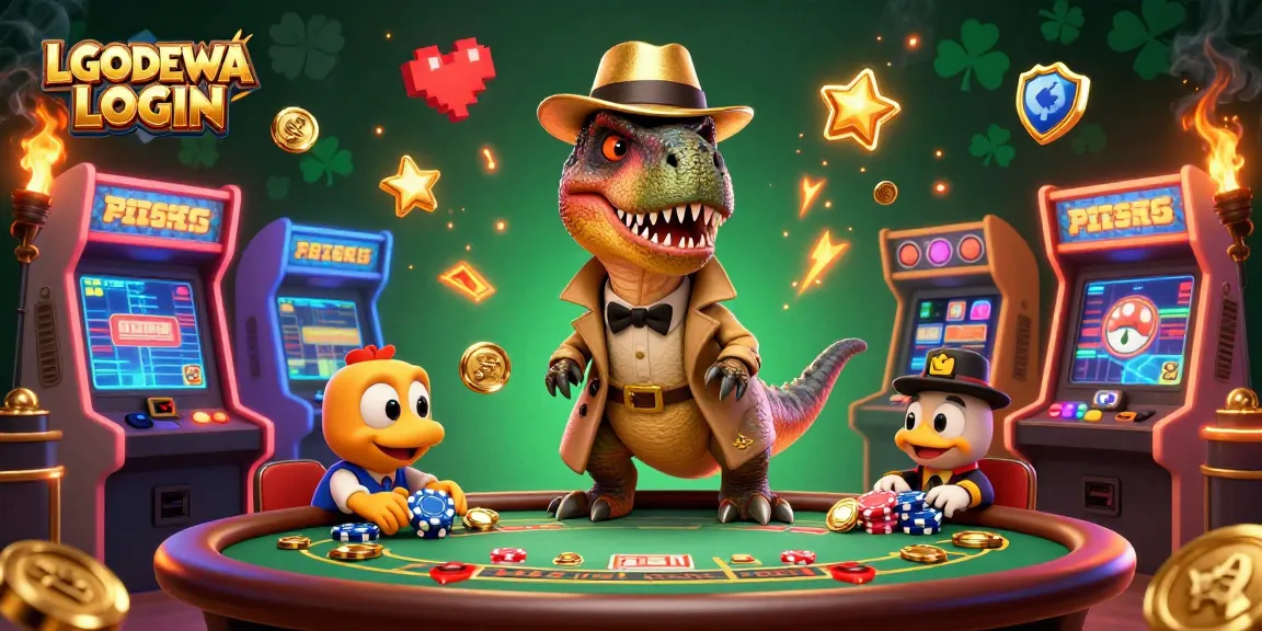 Experience thrilling gameplay dynamics at LGODEWA LOGIN with vibrant casino elements and characters.