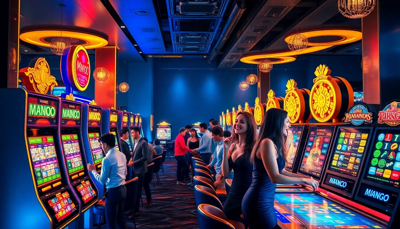 Exciting gambling experience at MMOO, showcasing vibrant casino games and enthusiastic players for https://mmoo.llc/.
