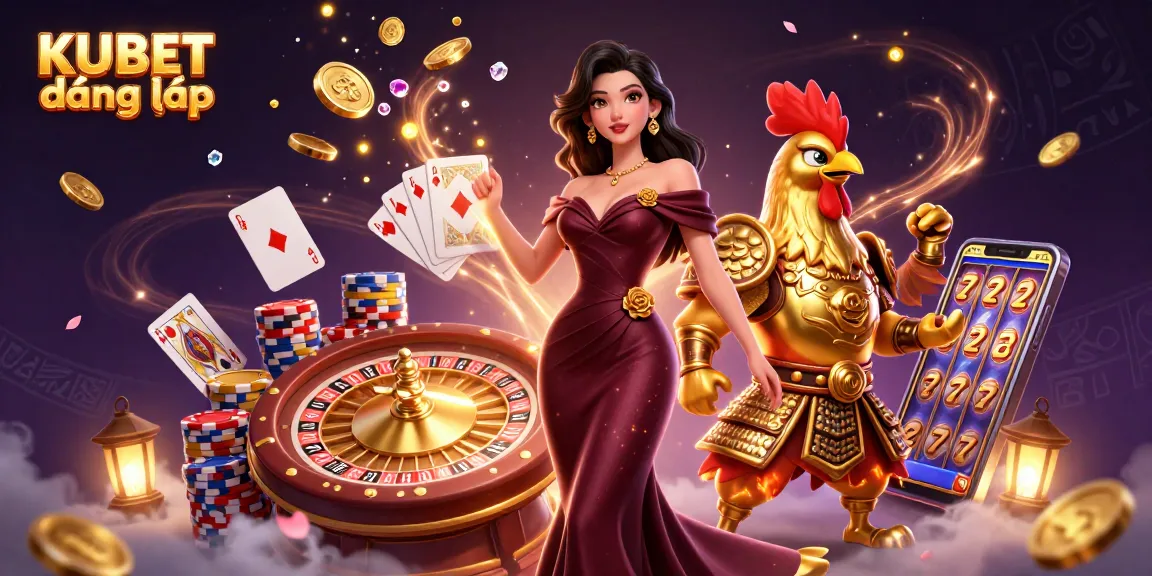 Experience KUBET đăng nhập with immersive gaming elements and a glamorous theme enhancing the online casino scene.