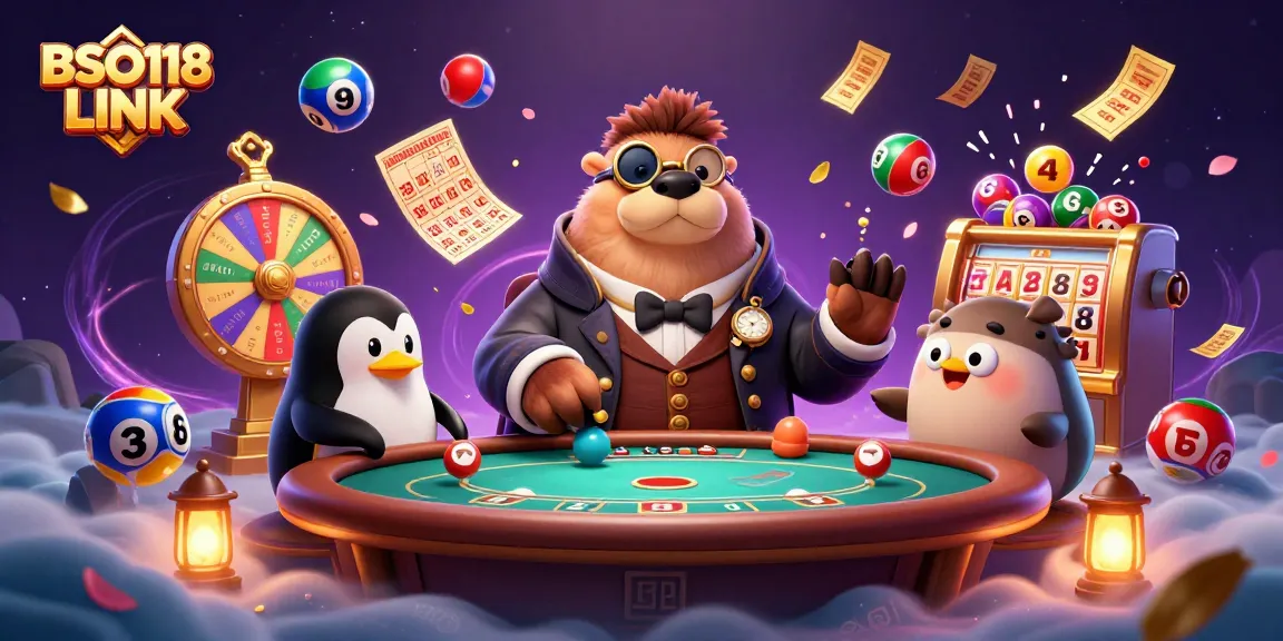 Experience the thrill at BSO118 LINK with a cartoon poker scene featuring unique underwater elements.