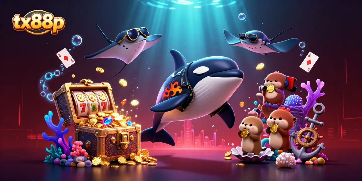 Experience thrilling wins at tx88p with dynamic underwater casino adventures featuring engaging characters!