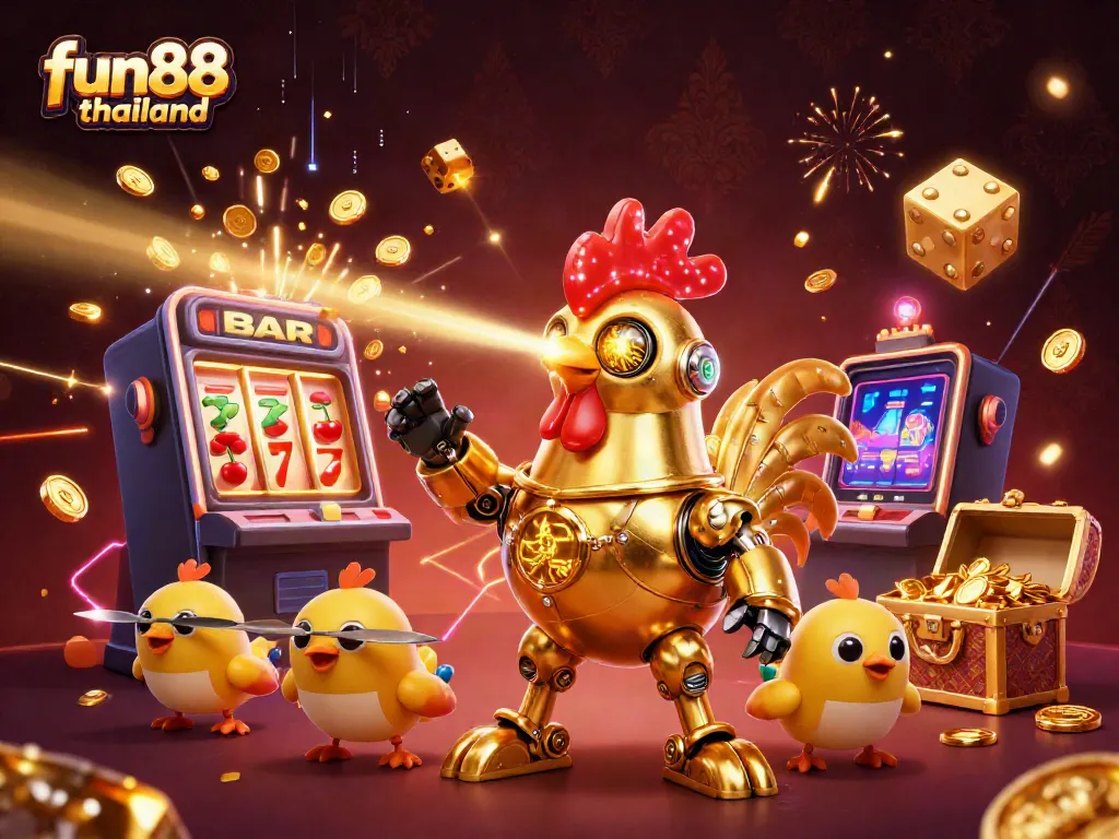 Experience the excitement of fun88 thailand with vibrant casino games, including slot machines and dynamic betting elements.