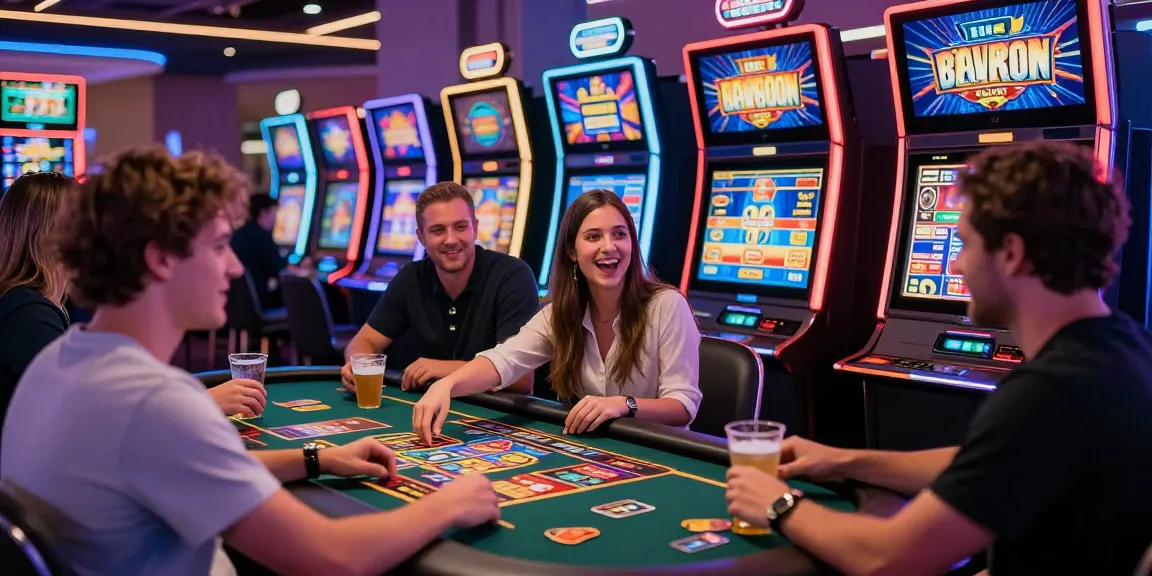 Credit card casinos at https://southsomersetenvironment.co.uk/ with excited players enjoying gaming tables and vibrant atmosphere.