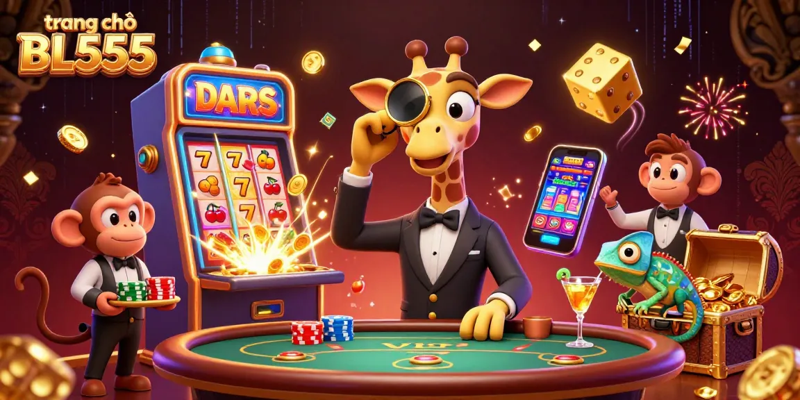 Experience winning strategies at trang chủ BL555's vibrant casino scene with high-roller characters and exciting games.