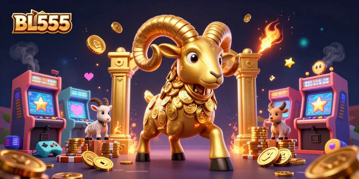 Experience BL555's exciting gaming atmosphere with vibrant animations and colorful characters.