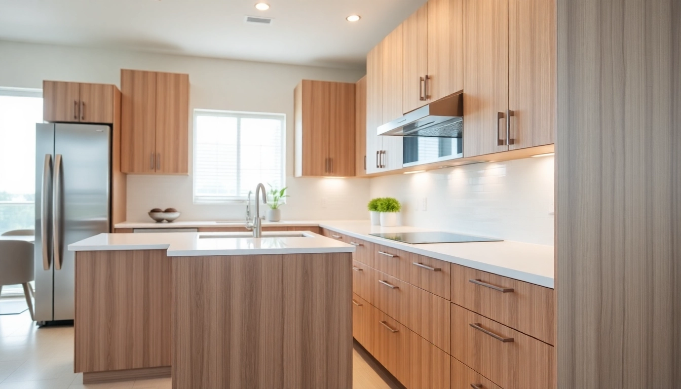 Transform your space with Cabinet Refacing Clearwater FL featuring glamorous refinished cabinets.