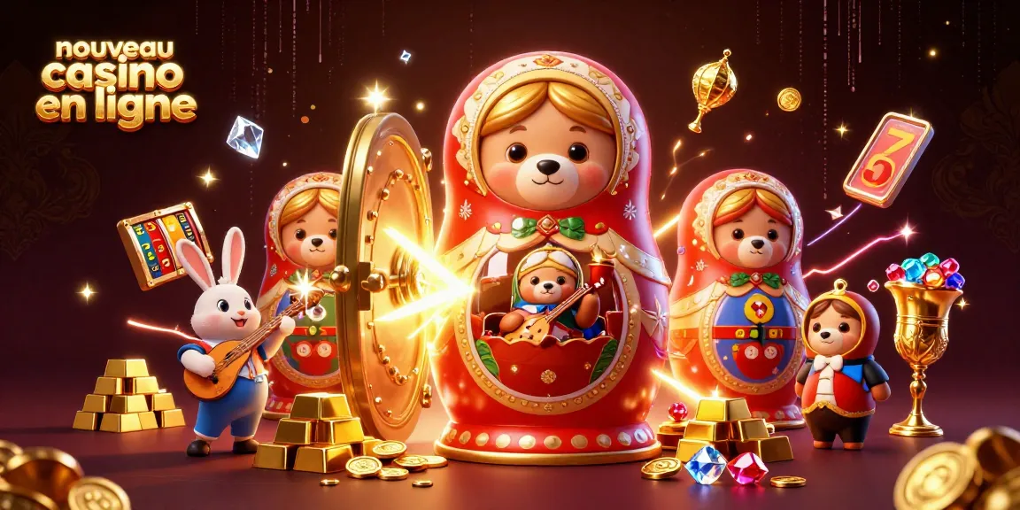 Découvrez le nouveau casino en ligne avec des ours en costumes de croupiers et un lapin jouant de la balalaika.