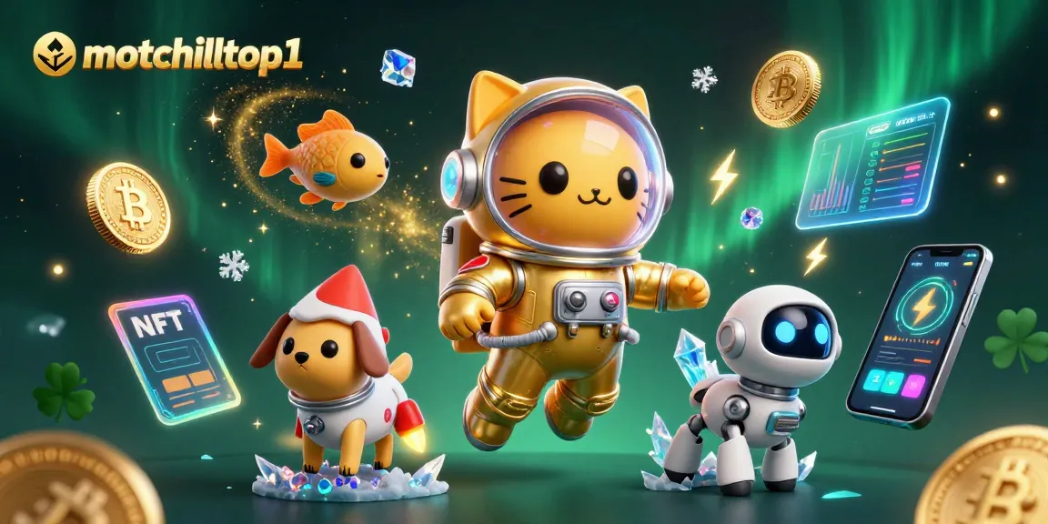 Experience the thrill of motchilltop1 with vibrant casino-themed characters in a cosmic setting.