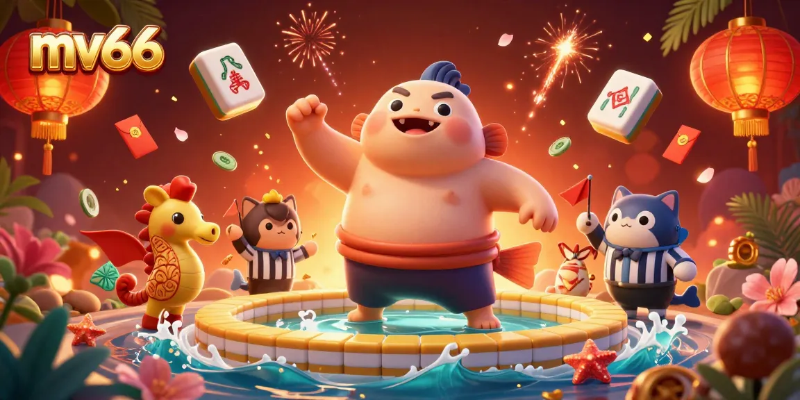Enjoy thrilling casino action with mv66 as fugu dominates underwater wrestling ring.