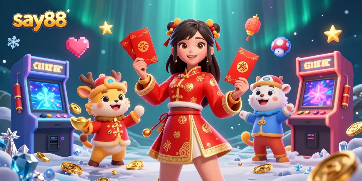 Experience the thrilling world of gambling with say88, featuring vibrant characters and dynamic casino elements.