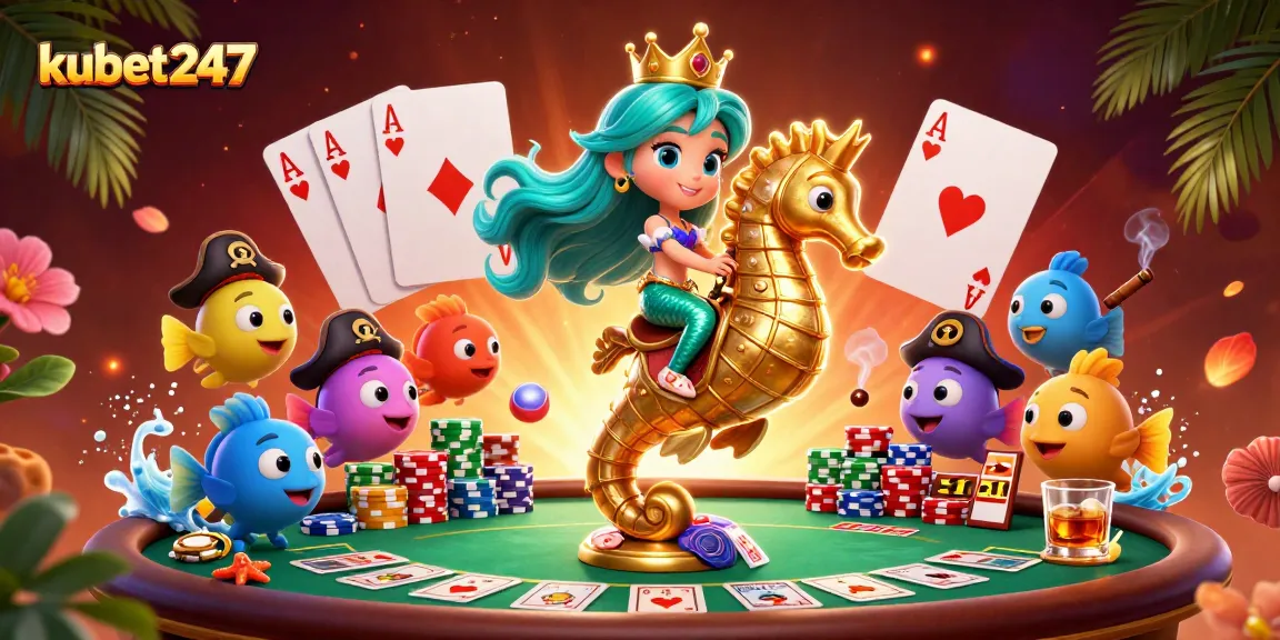 Experience thrilling gameplay at kubet247 with colorful characters and vibrant casino elements.
