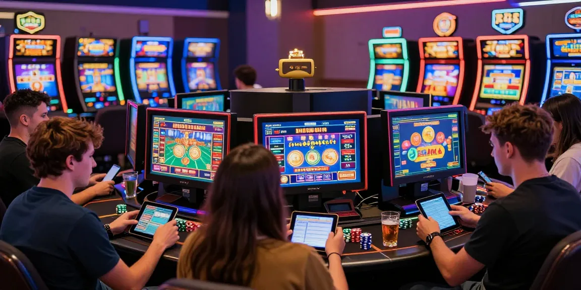 Discover top non UK casinos at https://sssk.org.uk featuring diverse players enjoying modern games and vibrant casino atmosphere.