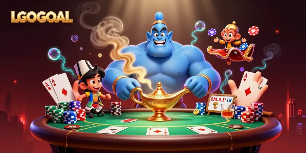 Experience gaming excitement with LGOGOAL as the genie grants wishes of quick access and smooth play.
