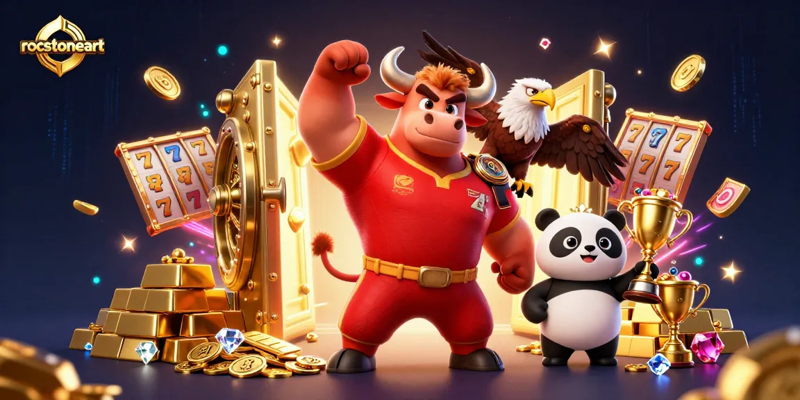 Boost your wins with rocstoneart's exciting 3D casino games featuring vibrant characters.