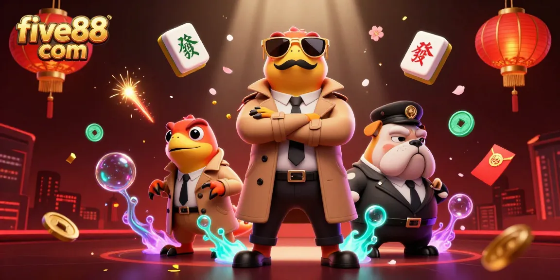 Experience the thrill of five88 com with raptors in a trench coat entering a VIP lounge.