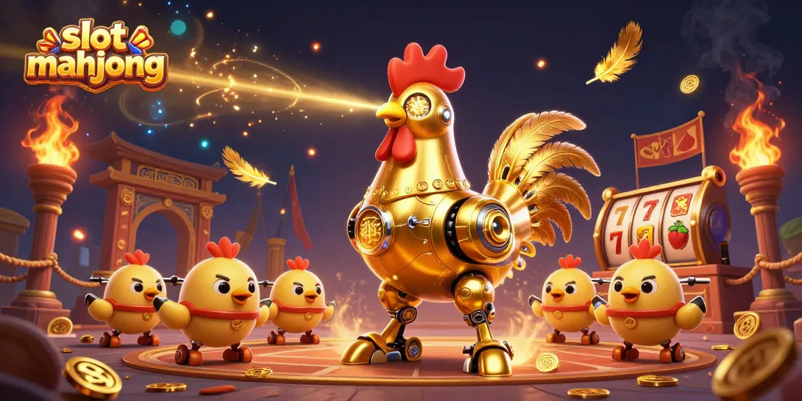 Experience the thrill of slot mahjong with golden elements, lively characters, and dynamic gameplay!