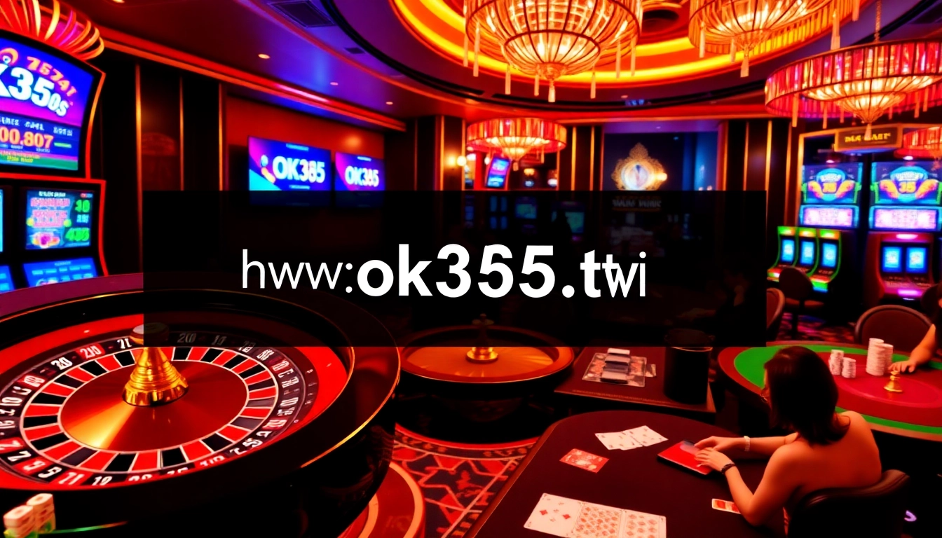 Experience thrilling gambling at https://ok365.tw/ with vibrant slots and engaging poker action.
