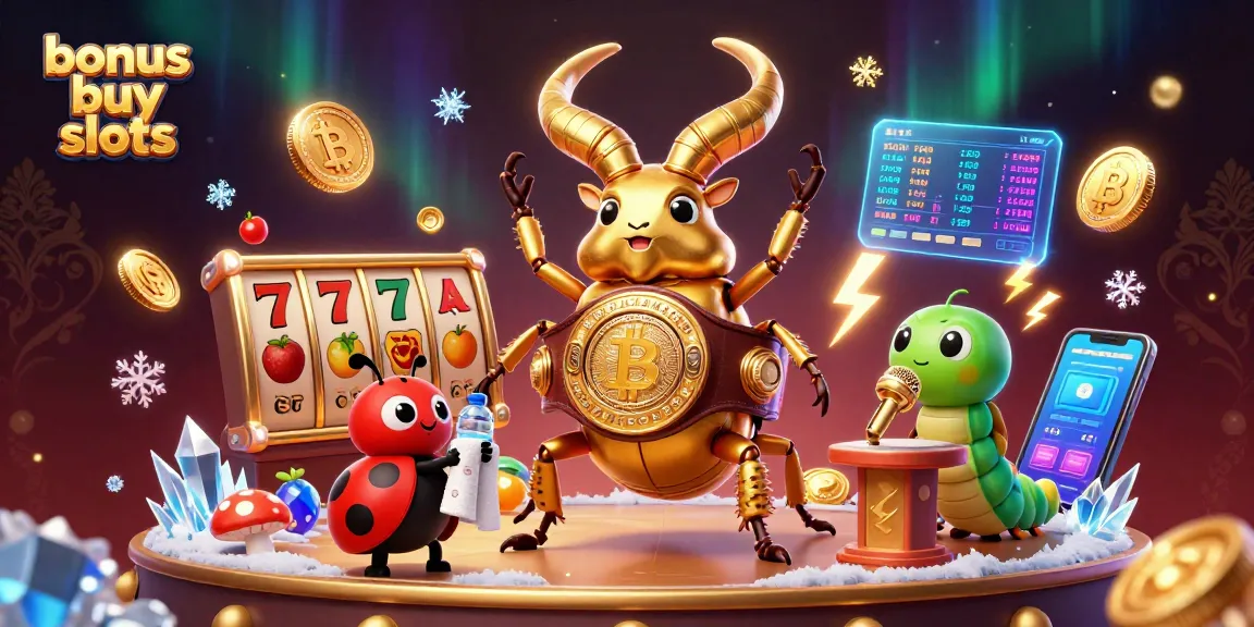 Experience thrilling bonus buy slots with unique casino characters in an ultra-detailed scene.