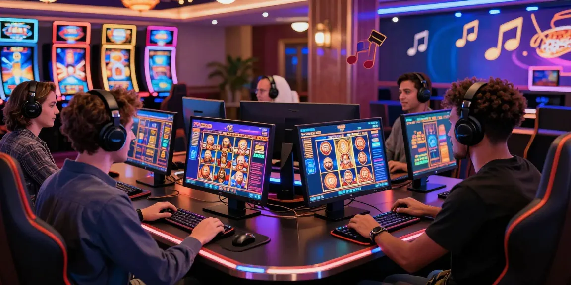 Engaged players enjoying vibrant credit card casinos online, exploring exciting games and innovative interfaces.