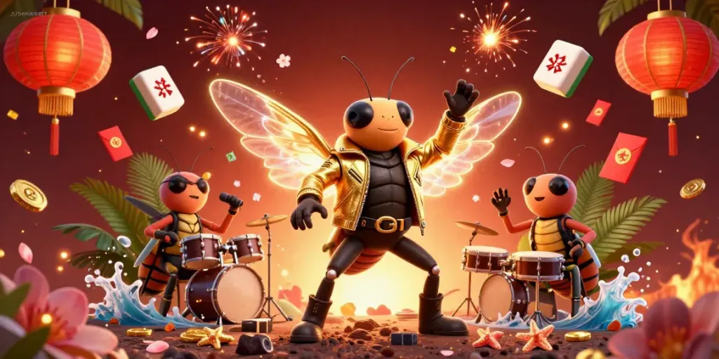 Win big with JUTAWANBET at this vibrant online casino featuring immersive 3D characters and dynamic elements.