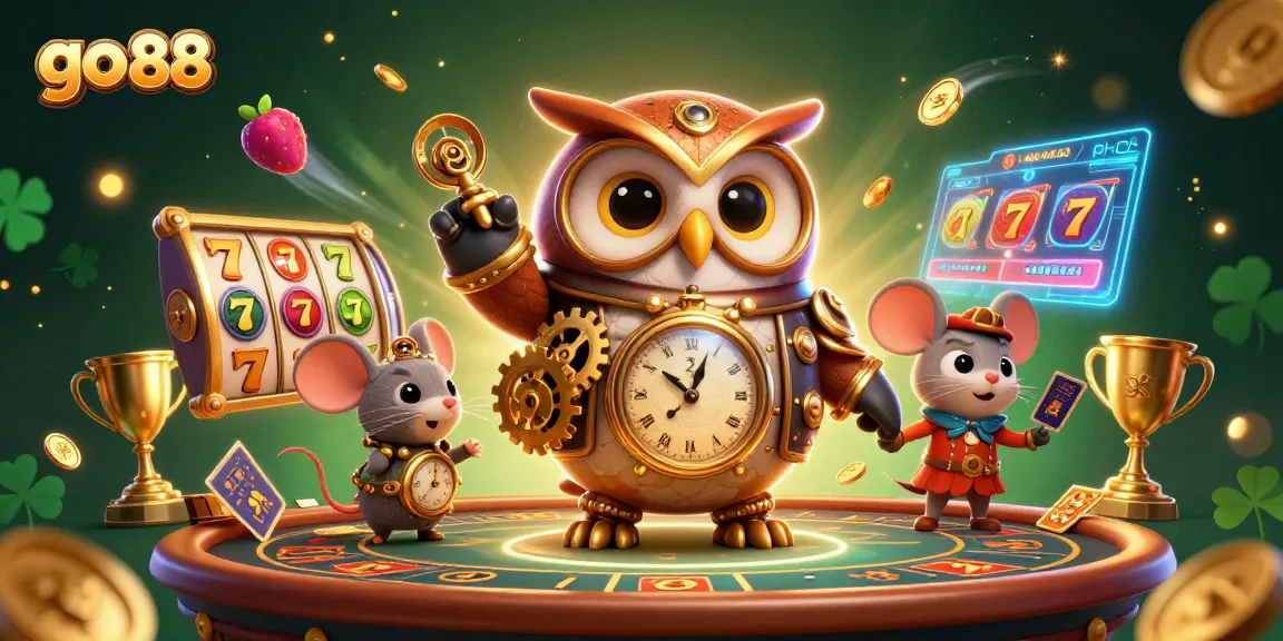 Experience thrilling action at go 88 with a vibrant casino scene filled with exciting game elements.