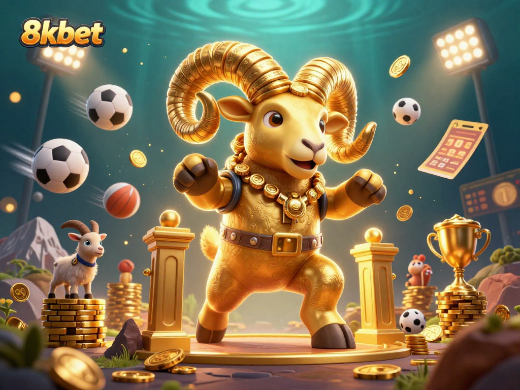 Experience thrilling gameplay at 8xbet with a dynamic illustration of casino elements and sports excitement.