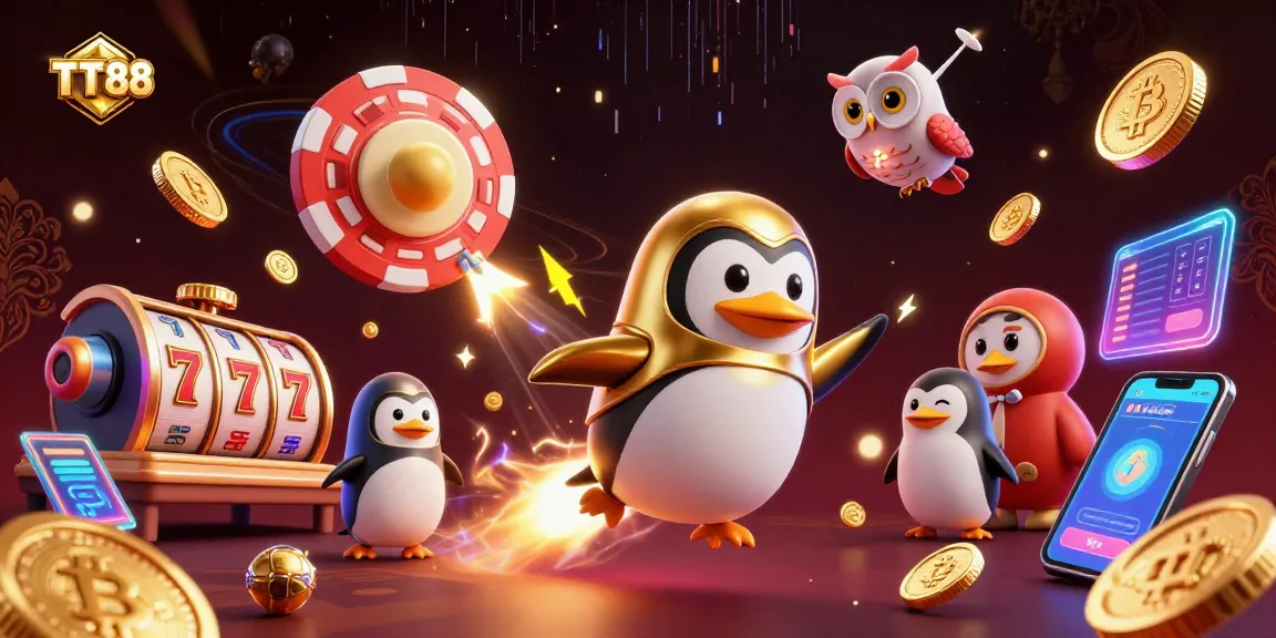 Join the thrill at TT88's casino universe, with a dazzling ferry of games and wins.