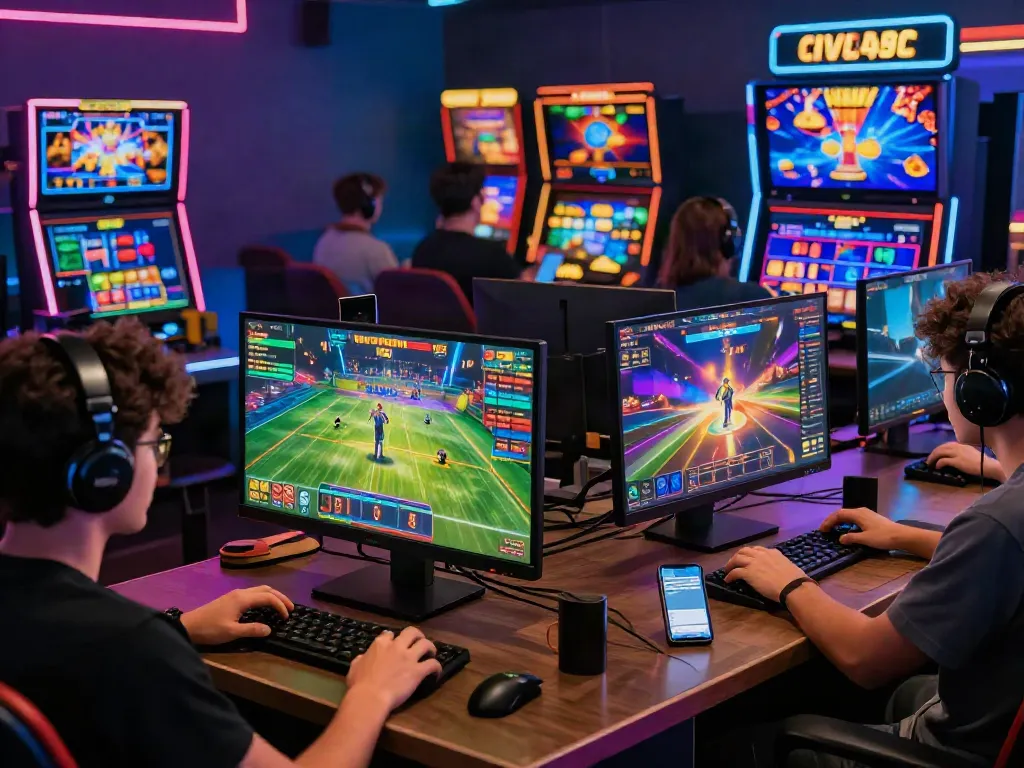 Engaging online gaming experience at https://man88pro.com/ showcasing players in action with vibrant graphics.