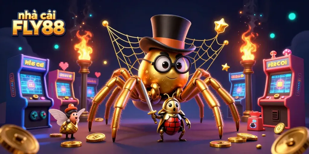 Experience the excitement of the casino world with nhà cái FLY88 featuring unique characters and vibrant gaming elements.
