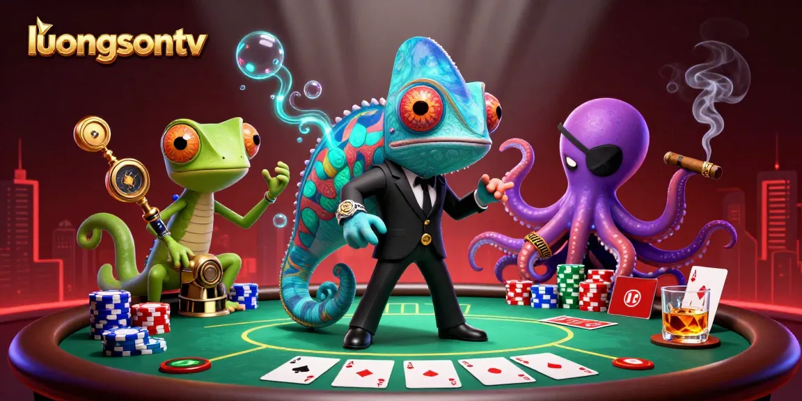Experience the thrill of sports betting with luongsontv's vibrant characters in action.