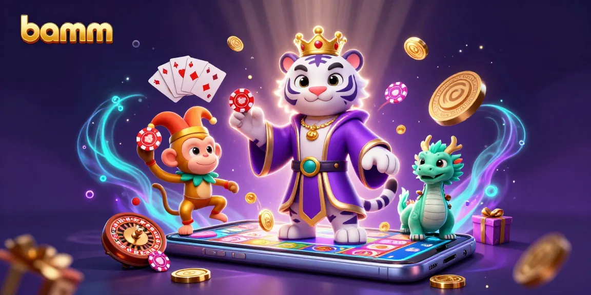 Experience thrilling wins at bamm's vibrant online casino with dynamic slot games and lively characters.