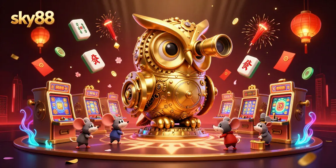 Experience thrilling wins at sky88 with whimsical casino charm featuring cartoon characters and vibrant game elements.