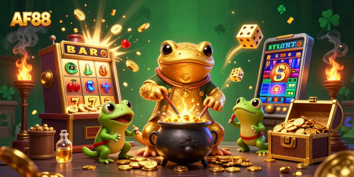 Experience the thrill of AF88 with a 3D illustration showcasing the ultimate casino gaming adventure.