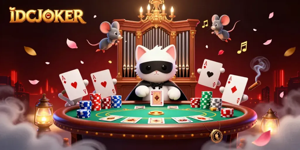 Experience thrilling gameplay with IDCJOKER alongside vibrant casino elements.