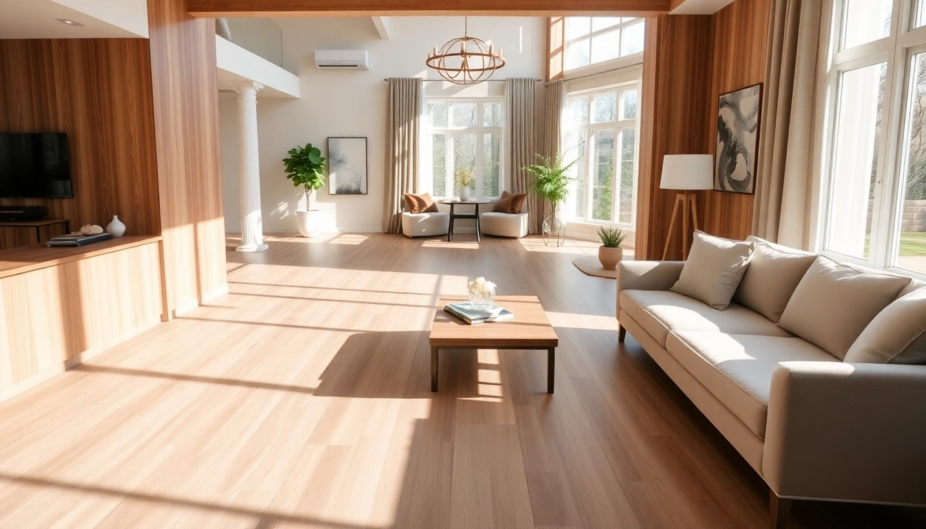 Showcasing stunning luxury flooring near me in a contemporary living space.