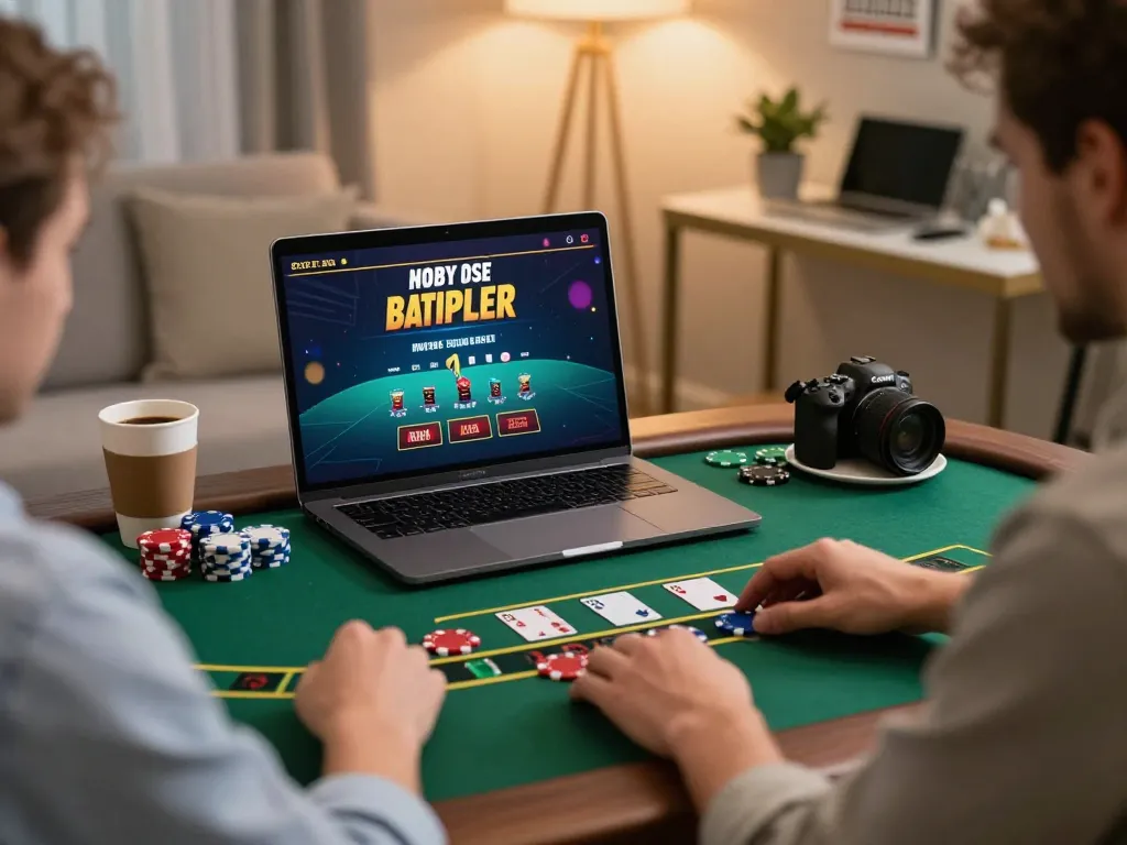 Engaging in live dealer blackjack online at lienminhkjc, showcasing vibrant gameplay with chips and cozy setting.